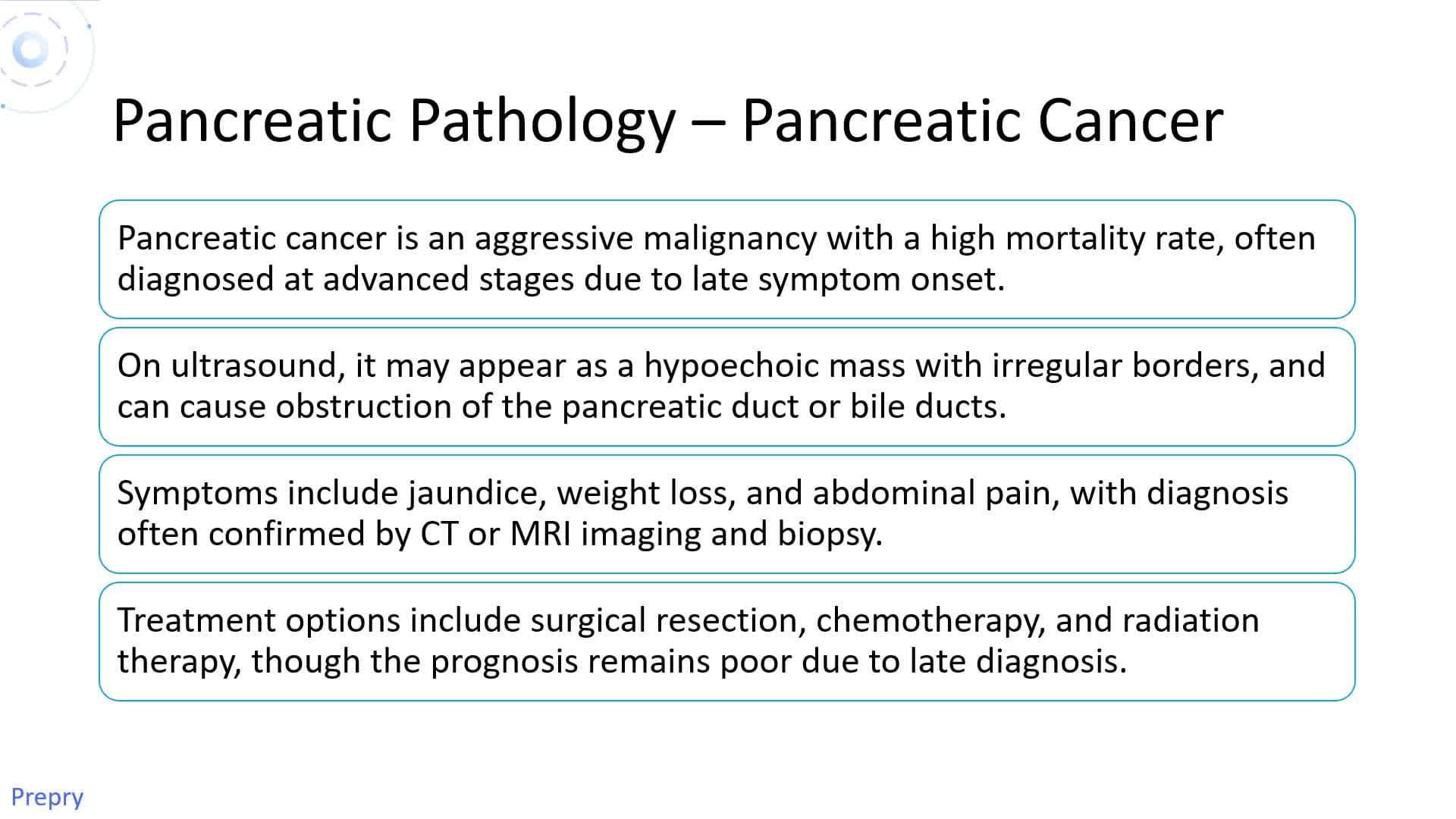 Pathology of the Biliary System and Pancreas - Part 2: Pancreatic Pathology