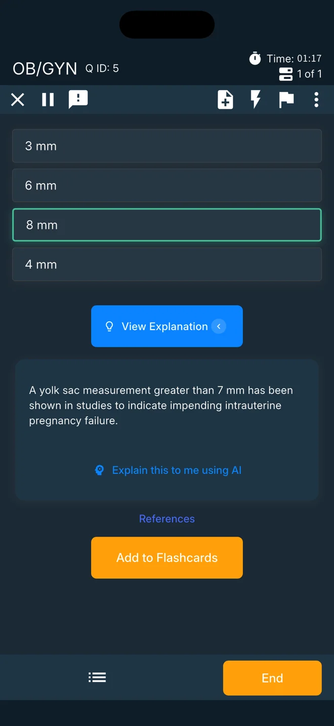 Practice question with detailed explanation