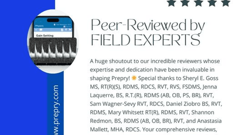 Meet the Experts Behind Prepry: Elevate Your Ultrasound and Radiography Exam Success with Top Industry Leaders
