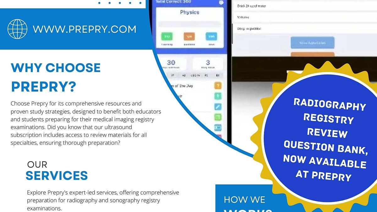 Exciting News: Radiography Registry Review Now Live on Prepry!